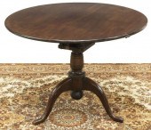 QUEEN ANNE STYLE MAHOGANY TILT