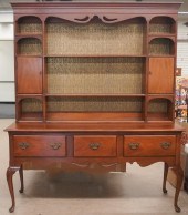 QUEEN ANNE STYLE MAHOGANY TWO-
