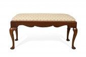 QUEEN ANNE STYLE MAHOGANY UPHO
