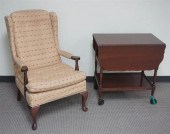 QUEEN ANNE STYLE MAHOGANY UPHO