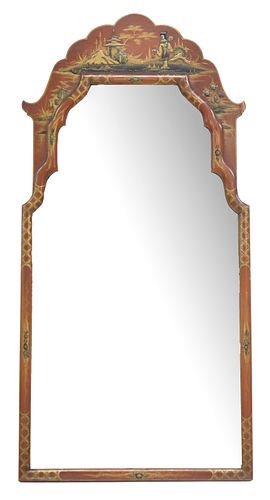 QUEEN ANNE STYLE PARCEL-GILT