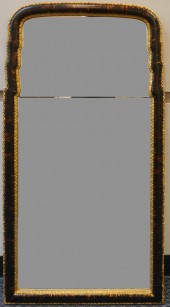 QUEEN ANNE STYLE PARTIAL GILT