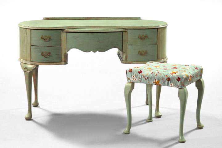 Queen Anne-Style Polychromed Vanity