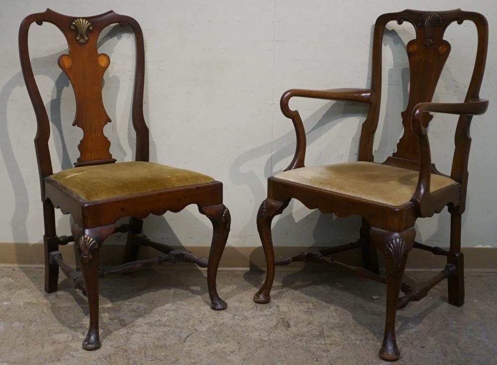 QUEEN ANNE STYLE SATINWOOD INLAID