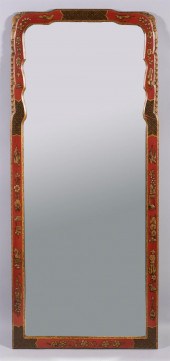 †QUEEN ANNE STYLE SCARLET LACQ