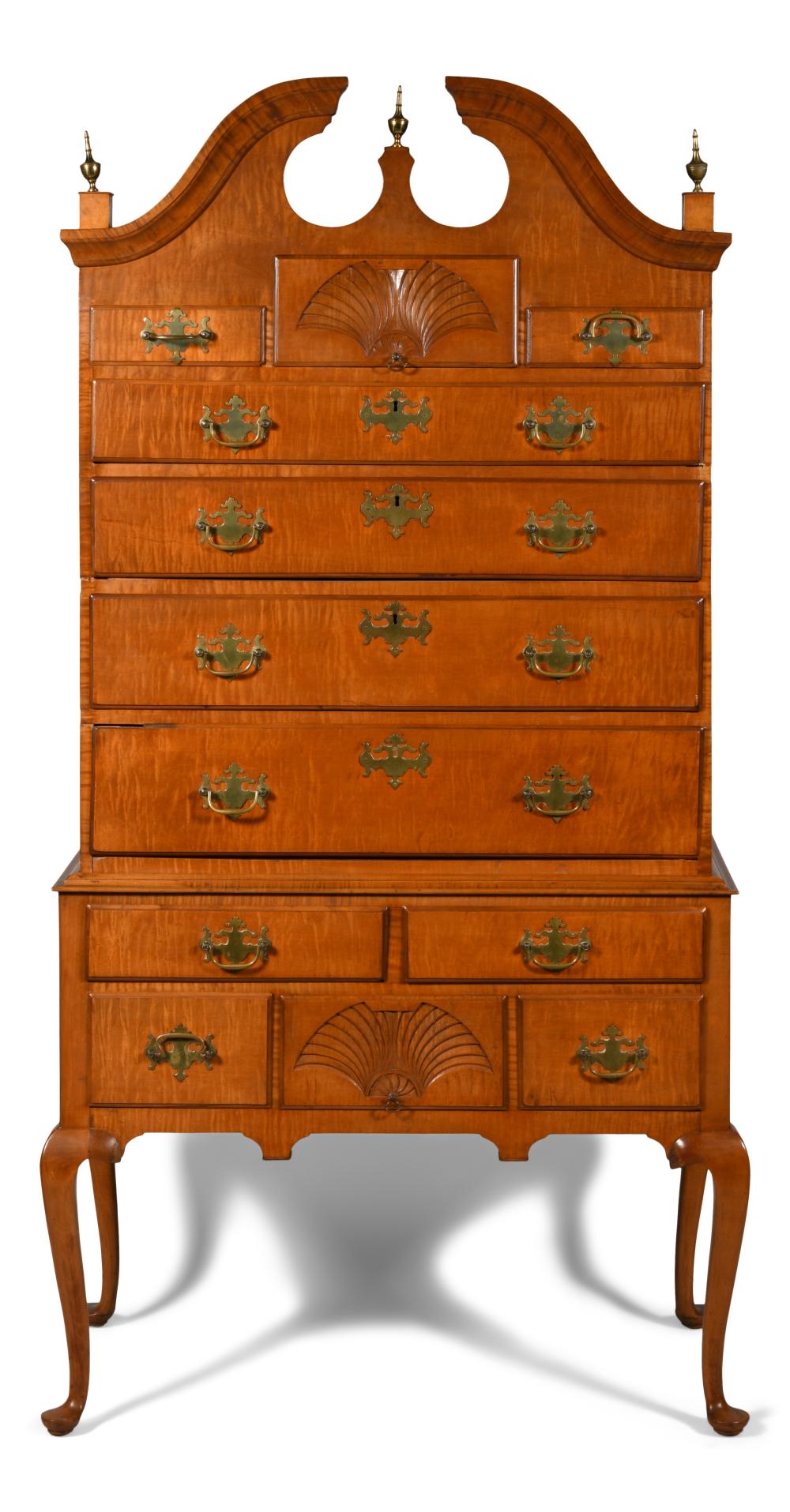 QUEEN ANNE STYLE TIGER MAPLE