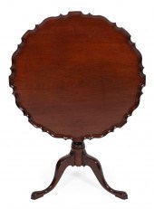 QUEEN ANNE-STYLE TILT-TOP TEA