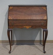 QUEEN ANNE STYLE WALNUT AND BI