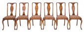 QUEEN ANNE STYLE WALNUT DINING