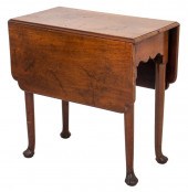 QUEEN ANNE STYLE WALNUT DROP L
