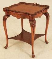 QUEEN ANNE STYLE WALNUT LIQUOR