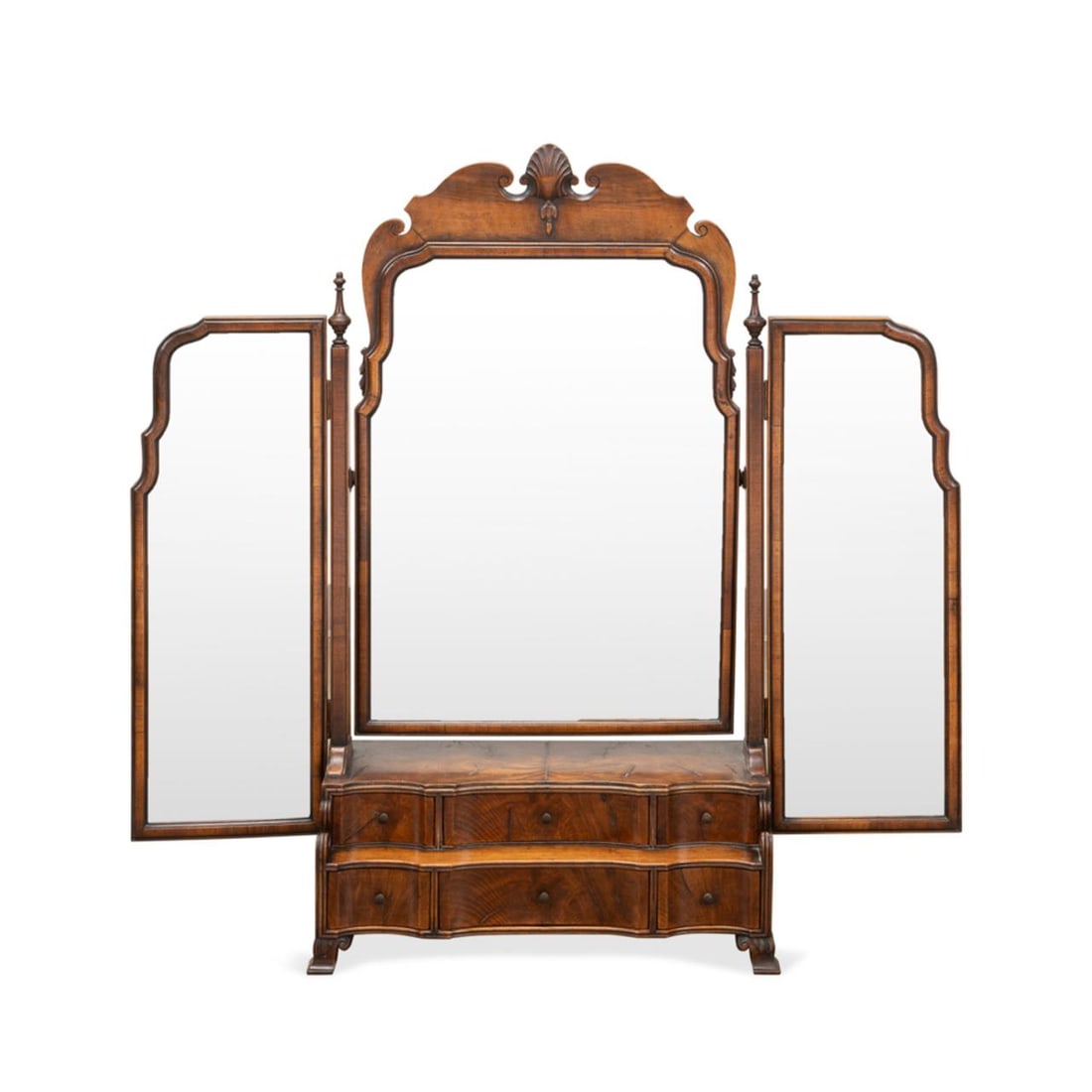 QUEEN ANNE STYLE WALNUT TABLE TOP