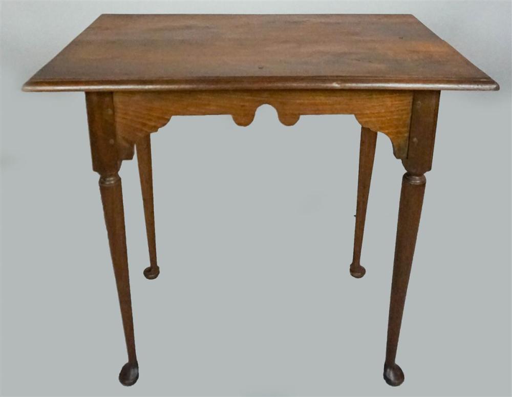 QUEEN ANNE STYLE WALNUT TAVERN