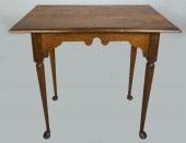 QUEEN ANNE STYLE WALNUT TAVERN