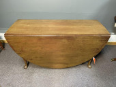 QUEEN ANNE TABLE, DROP LEAF, W