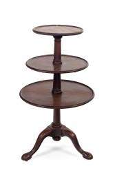 QUEEN ANNE THREE-TIER DUMBWAIT