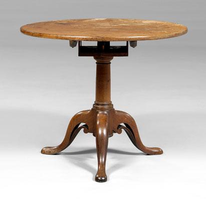 Queen Anne tilt-top tea table,