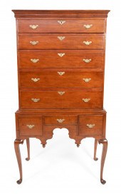QUEEN ANNE TWO-PART HIGHBOY CO