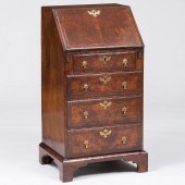 QUEEN ANNE WALNUT AND BURL WAL