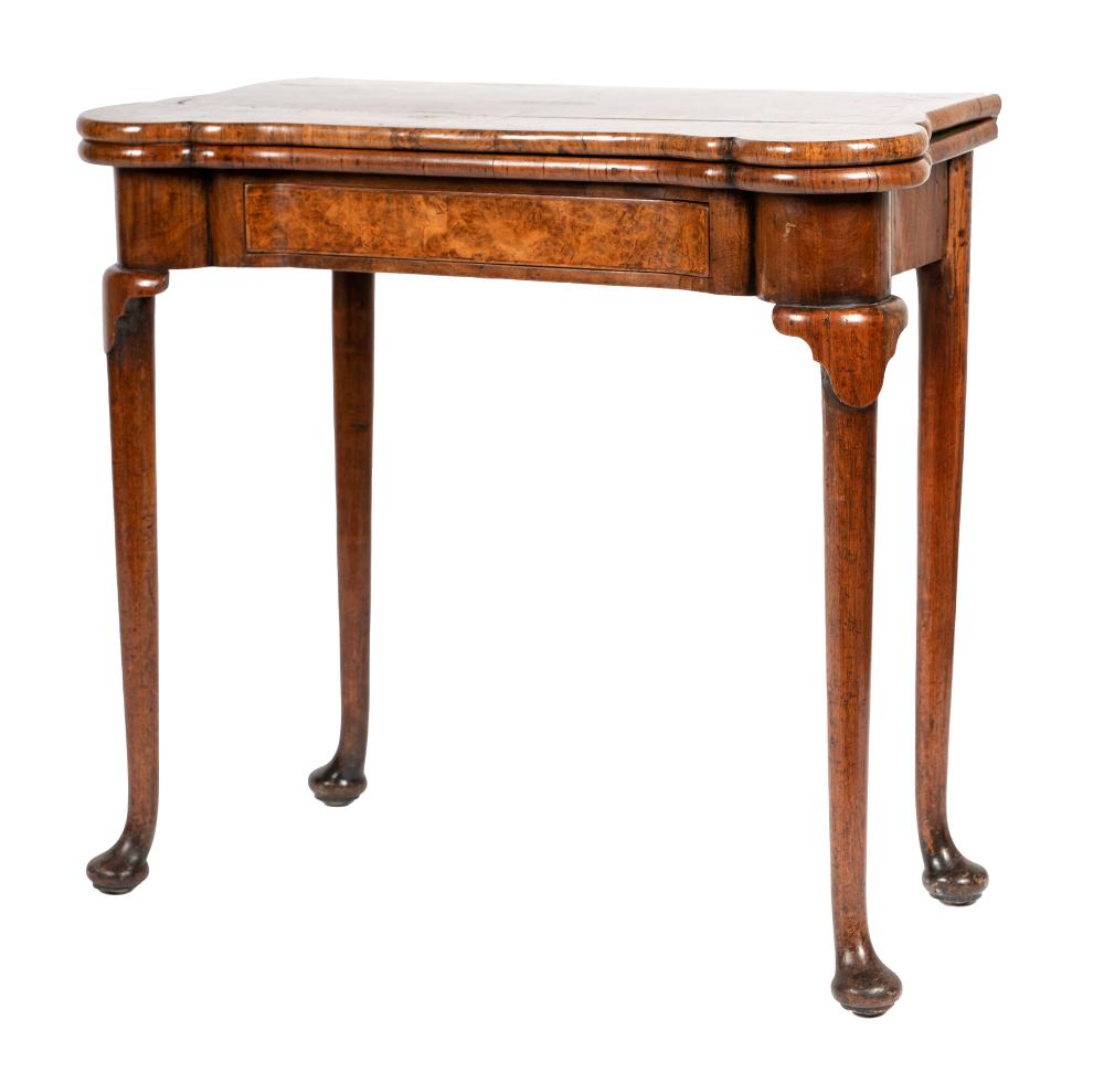 QUEEN ANNE WALNUT & BURL WALNUT