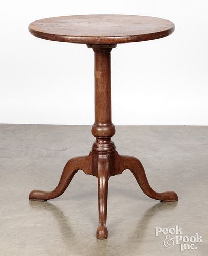 QUEEN ANNE WALNUT CANDLESTAND, 18TH
