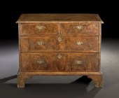 Queen Anne Walnut Chest,  thir