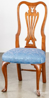 QUEEN ANNE WALNUT DINING CHAIR