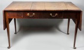 QUEEN ANNE WALNUT DROP LEAF TA