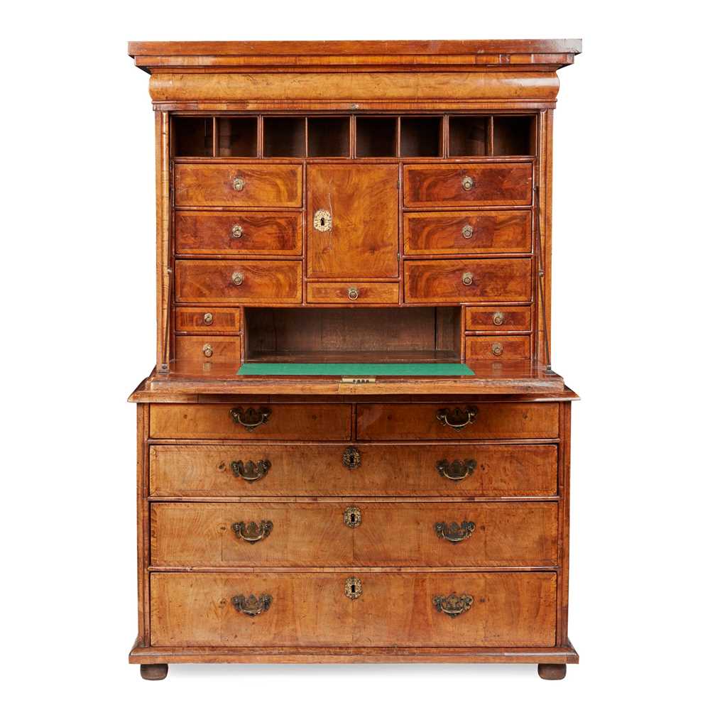 QUEEN ANNE WALNUT ESCRITOIRE