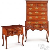 QUEEN ANNE WALNUT HIGH CHEST O