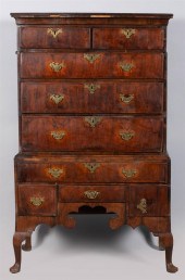 QUEEN ANNE WALNUT HIGHBOY 69 1