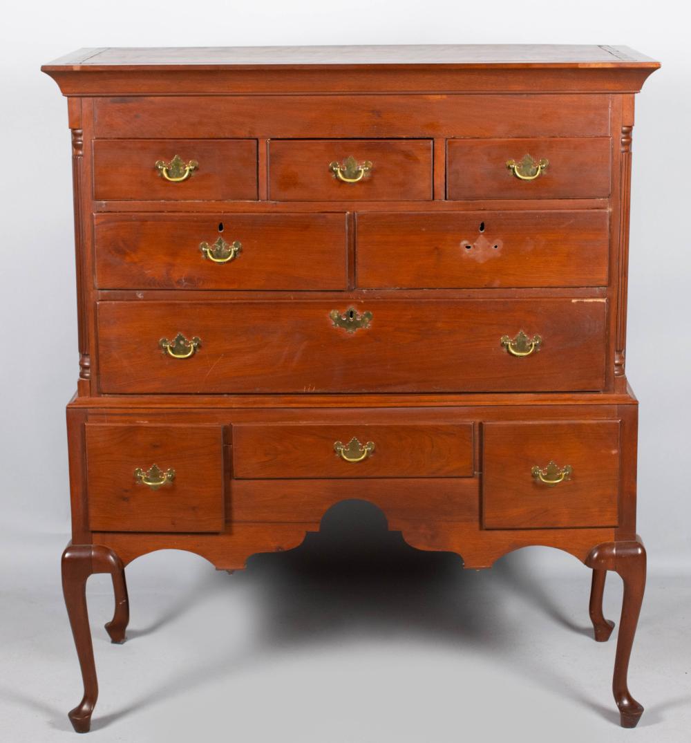 QUEEN ANNE WALNUT HIGHBOY, POSSIBLY