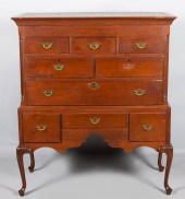 QUEEN ANNE WALNUT HIGHBOY, POS