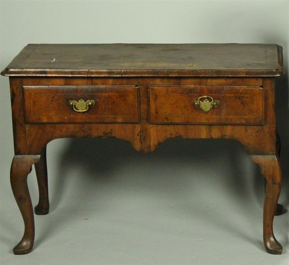 QUEEN ANNE WALNUT LOWBOY circa 1760