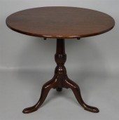 QUEEN ANNE WALNUT TRIPOD TEA T