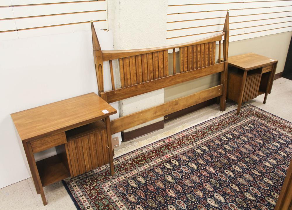 QUEEN HEADBOARD AND NIGHTSTAND