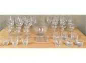 Queen Lace crystal set, with h