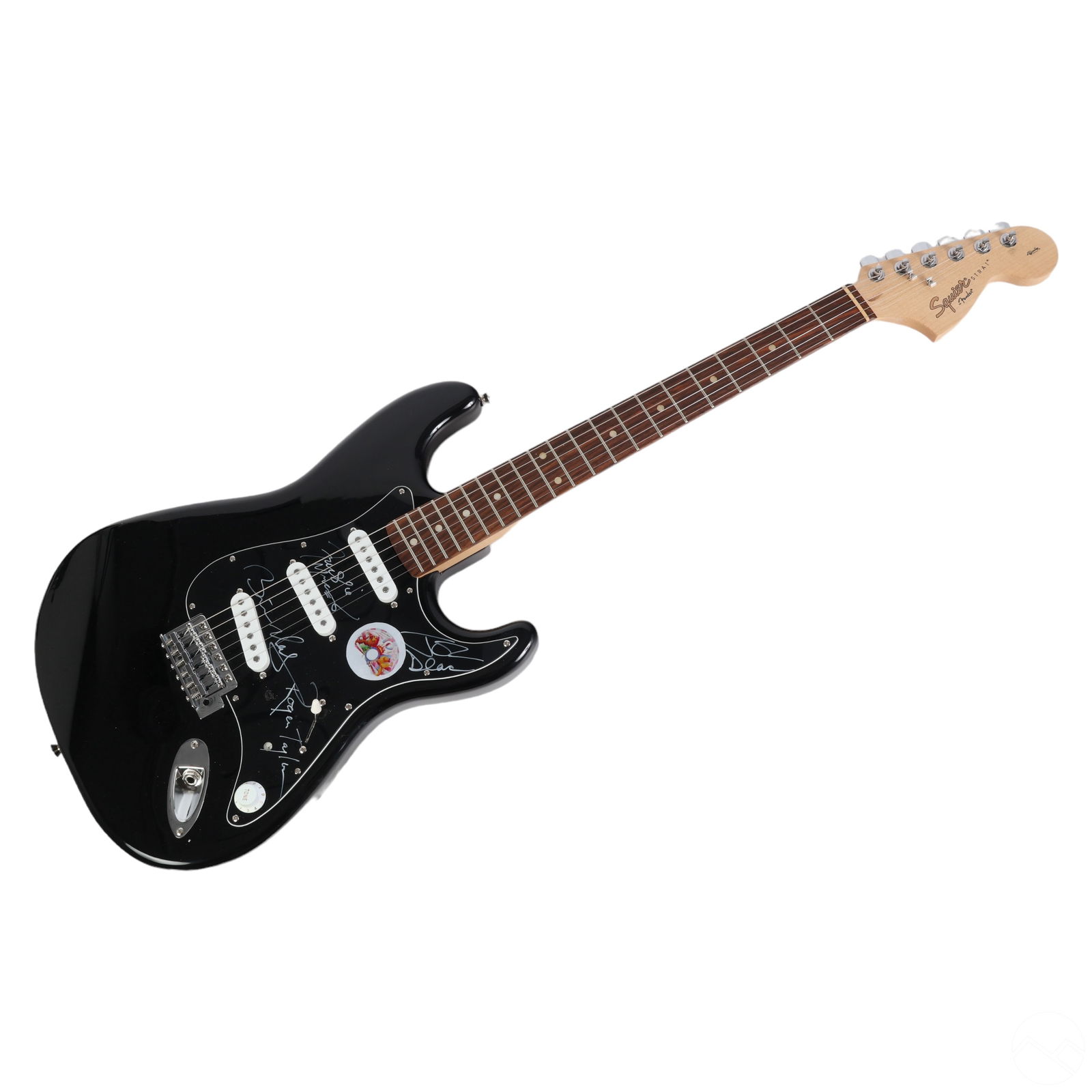 QUEEN ROCK BAND SIGNED FENDER