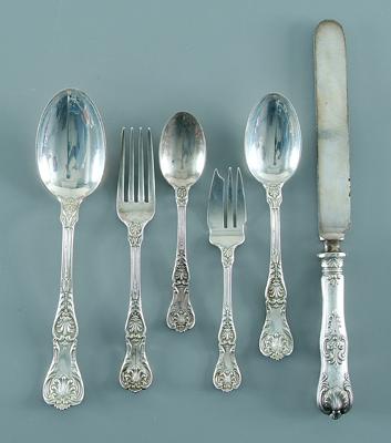 Queens sterling flatware, made by