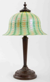 QUEZAL ART NOUVEAU DESK LAMP<b