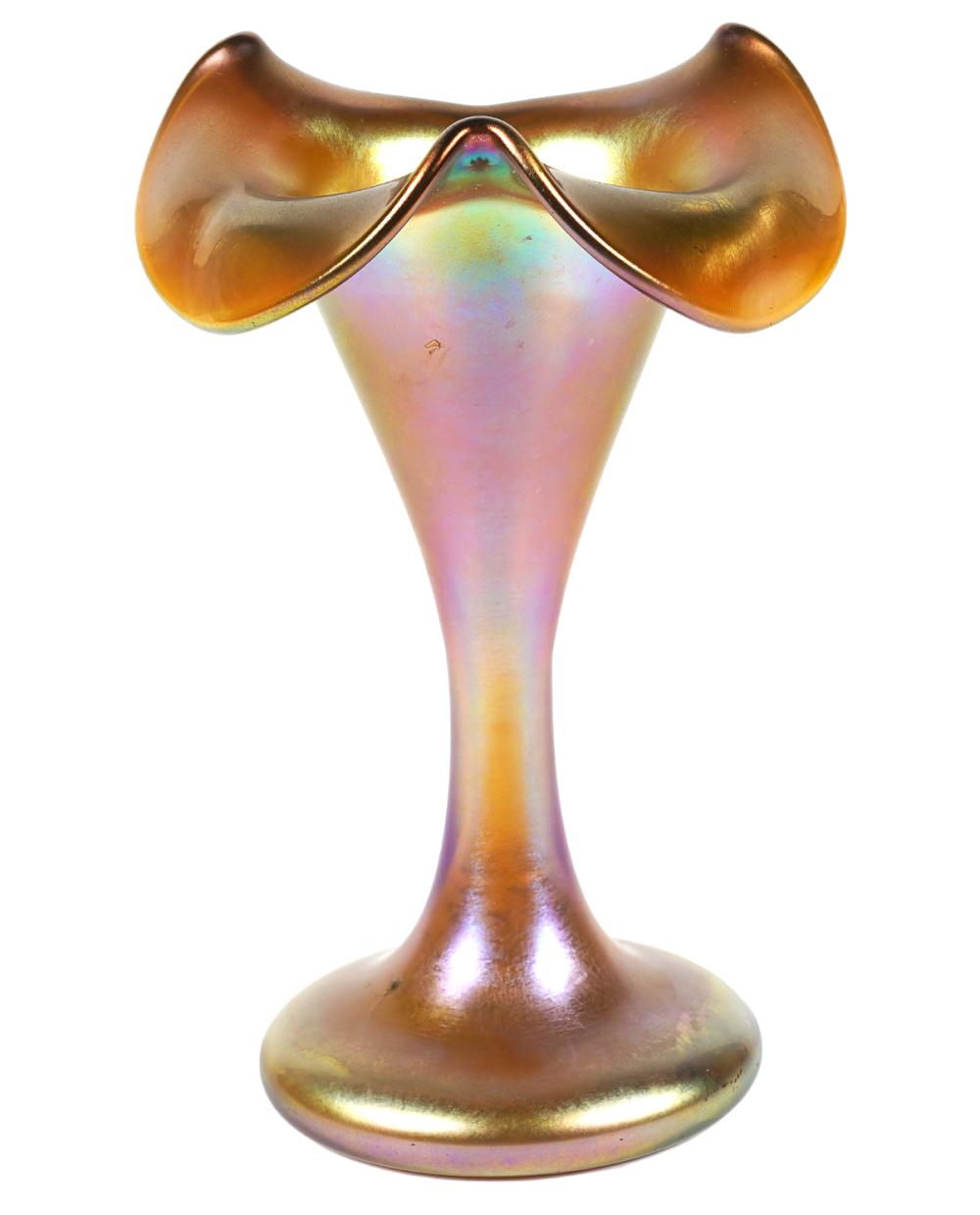 QUEZAL GOLD IRIDESCENT TRUMPET