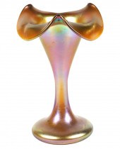 QUEZAL GOLD IRIDESCENT TRUMPET