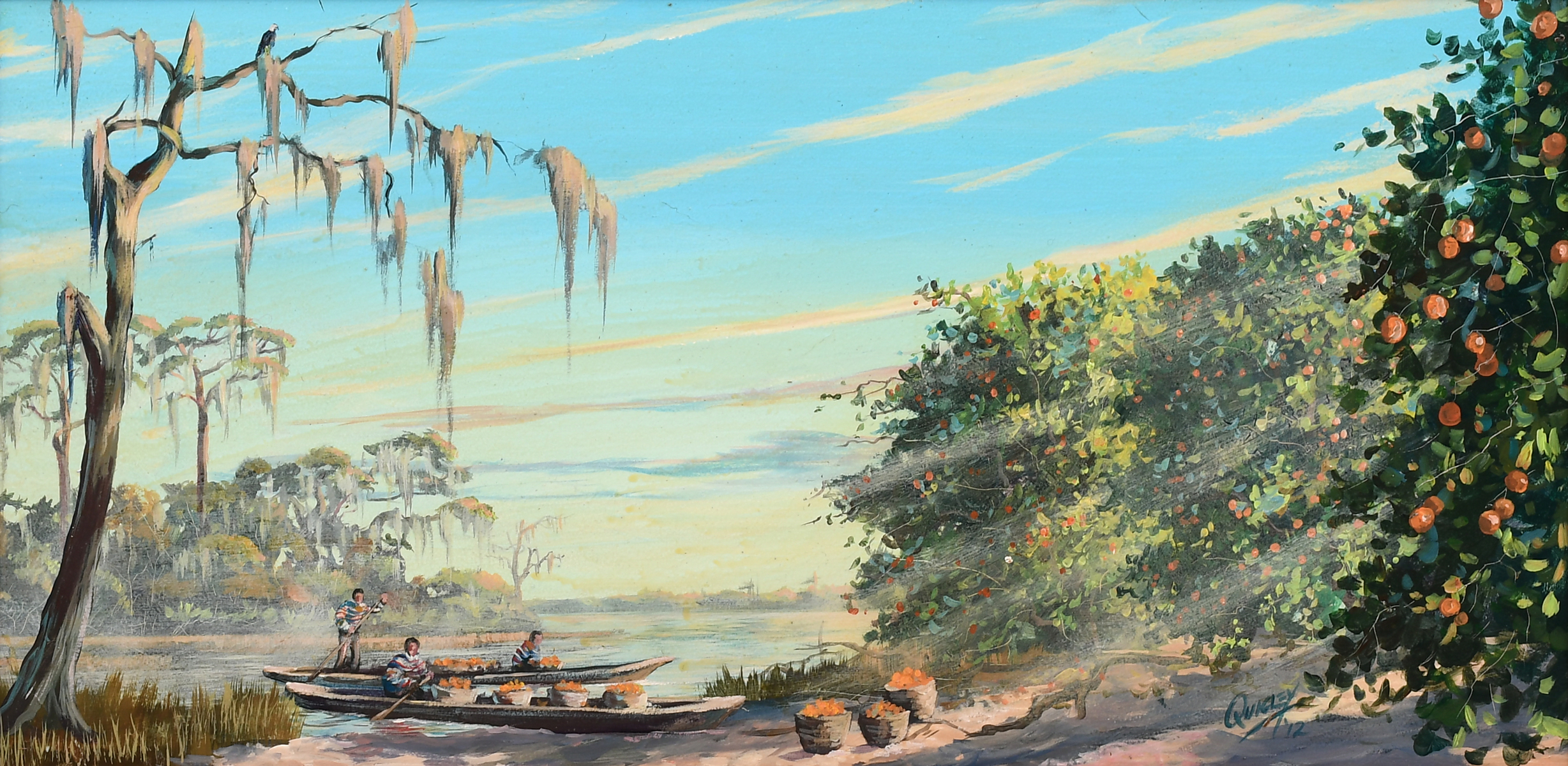 QUIGLEY CONTEMPORARY FLORIDA ORANGE