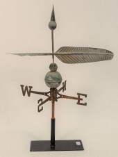 QUILL ARROW COPPER WEATHERVANE