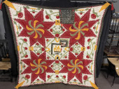 QUILT TOP APPLIQUE POLITICAL W