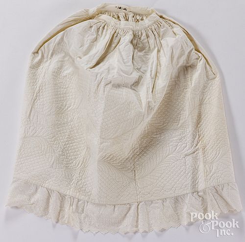 QUILTED AND EMBROIDERED