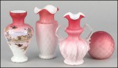 QUILTED SATIN GLASS PAPERWEIGH