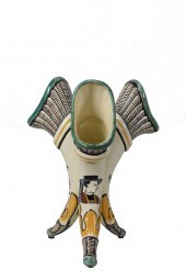 QUIMPER FAIENCE TRI-CORNE CORN