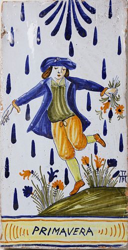 QUIMPER TILE “PRIMAVERA”Quimper