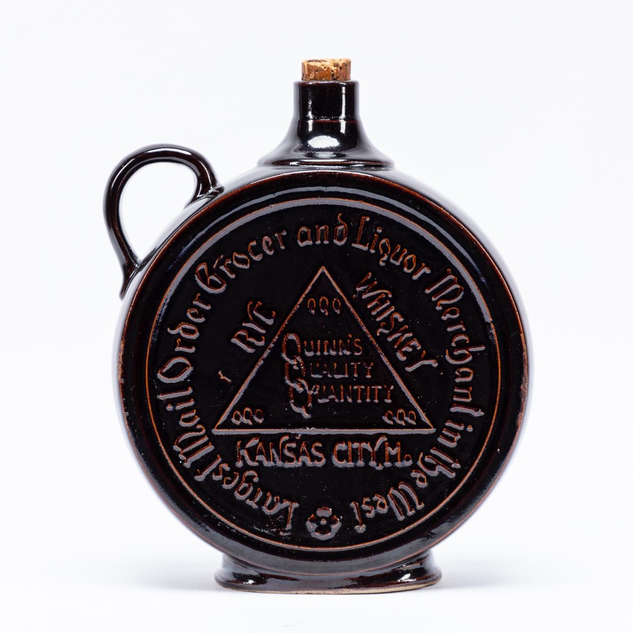 QUINN'S RYE WHISKEY BROWN GLAZED